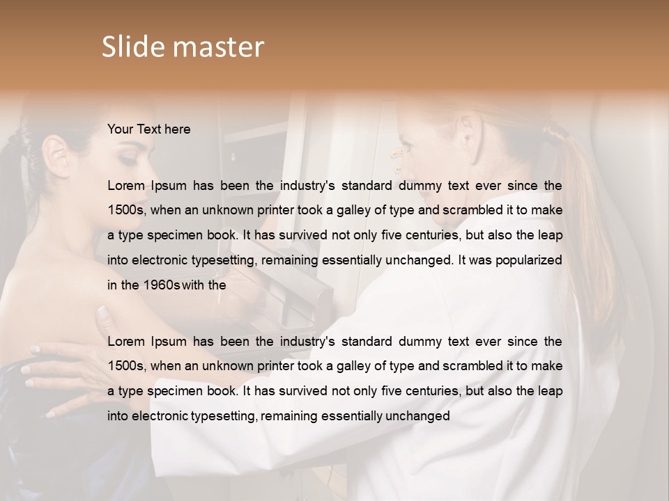 Two Women In White Lab Coats Are Looking At Something In A Freezer PowerPoint Template