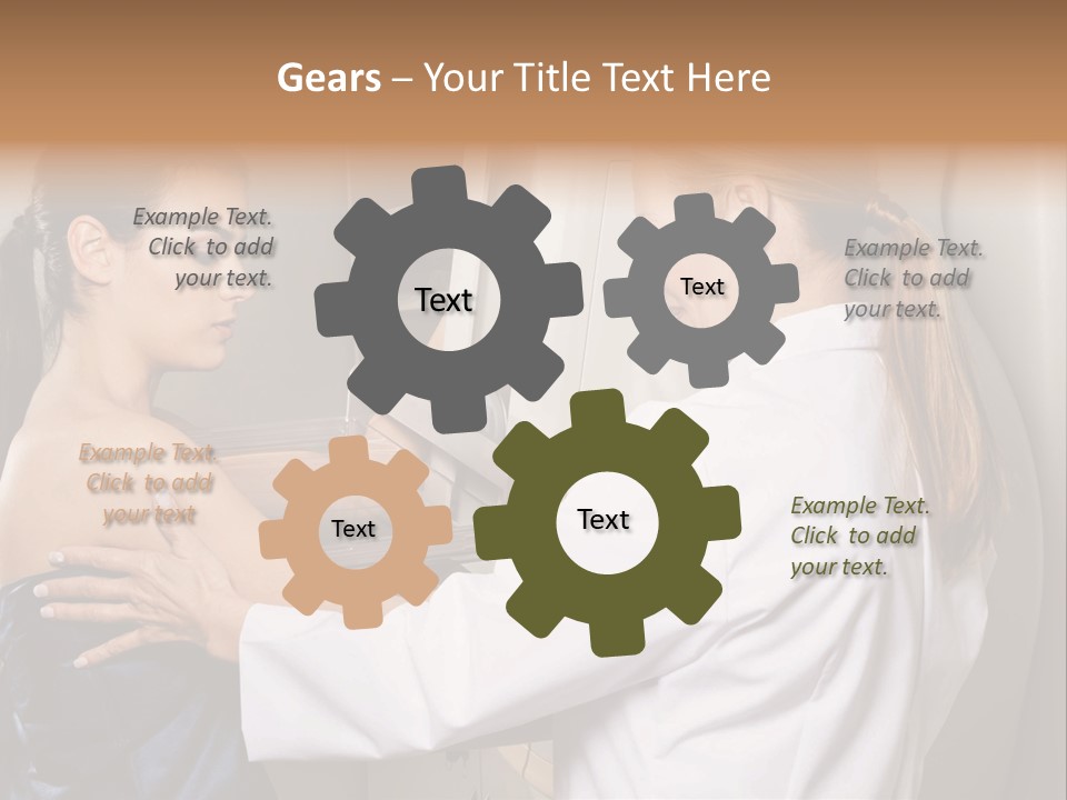 Two Women In White Lab Coats Are Looking At Something In A Freezer PowerPoint Template