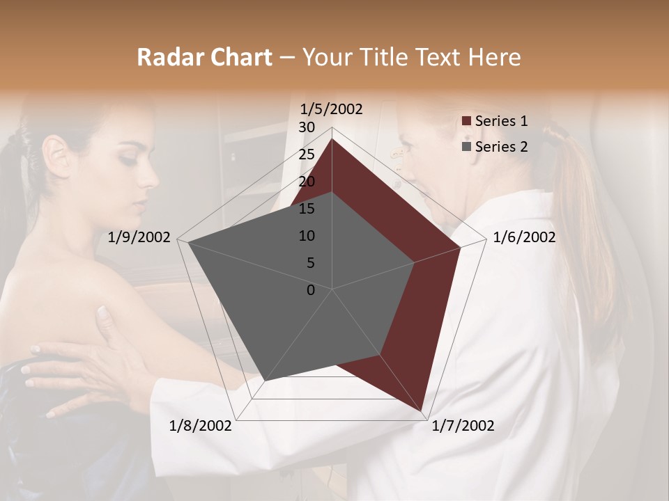 Two Women In White Lab Coats Are Looking At Something In A Freezer PowerPoint Template