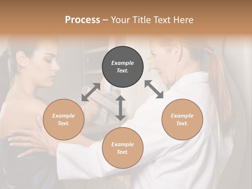 Two Women In White Lab Coats Are Looking At Something In A Freezer PowerPoint Template