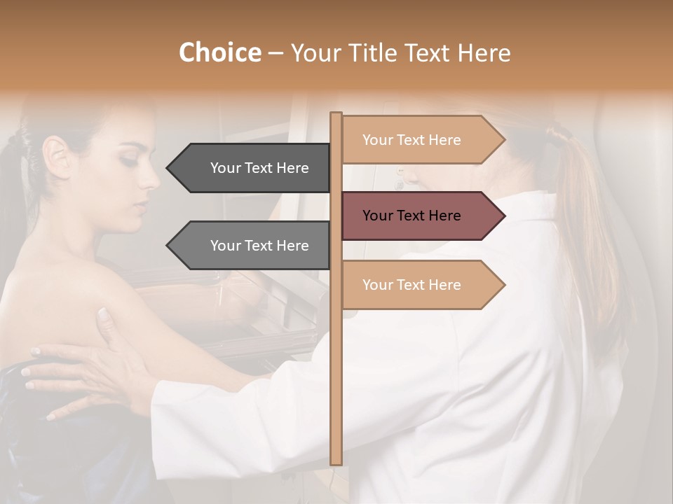 Two Women In White Lab Coats Are Looking At Something In A Freezer PowerPoint Template