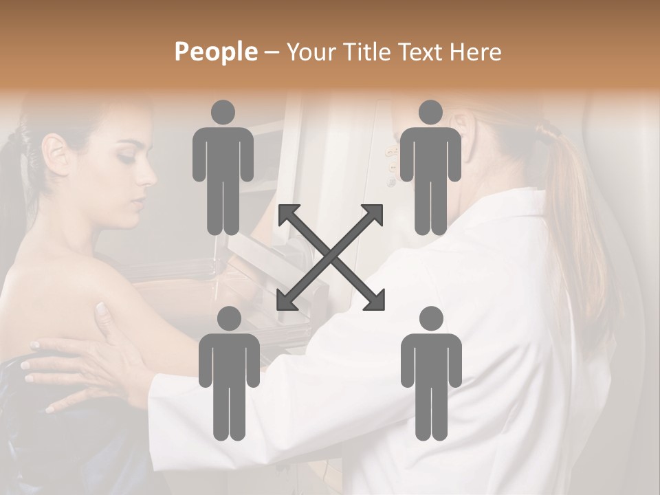 Two Women In White Lab Coats Are Looking At Something In A Freezer PowerPoint Template