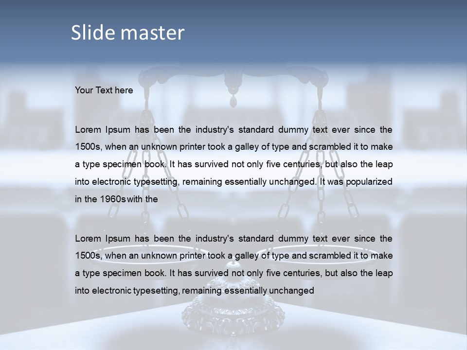 Legal Jury Judge PowerPoint Template