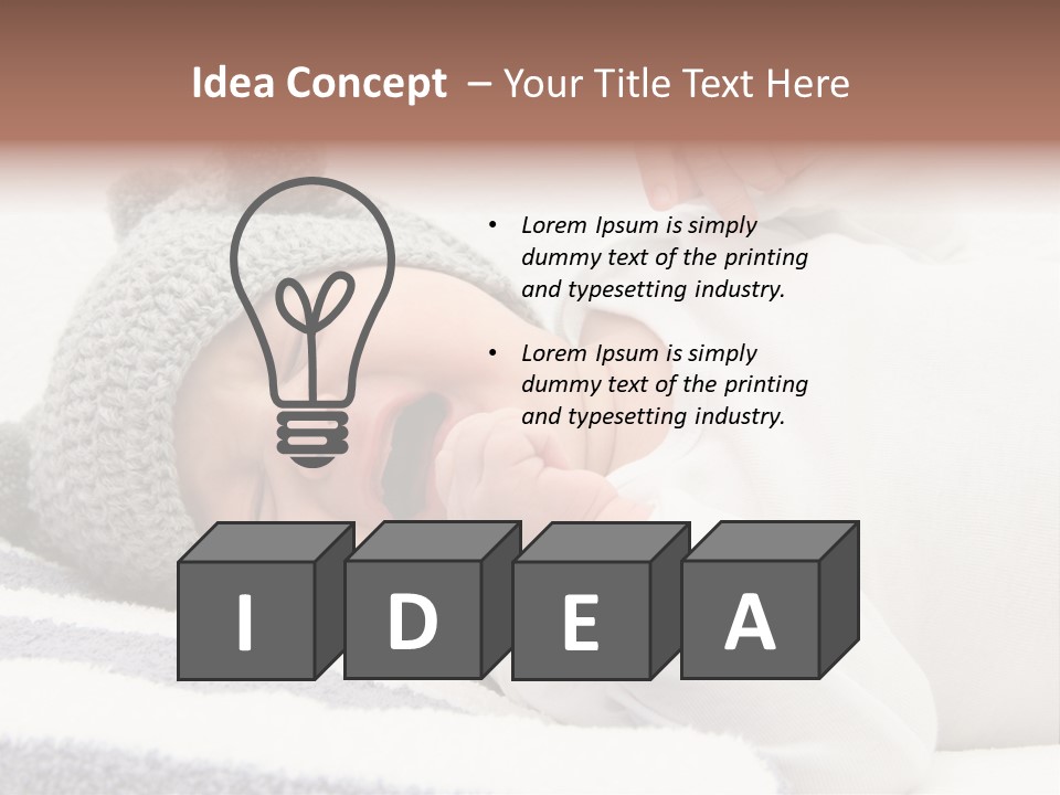 Hat One Tantrum PowerPoint Template