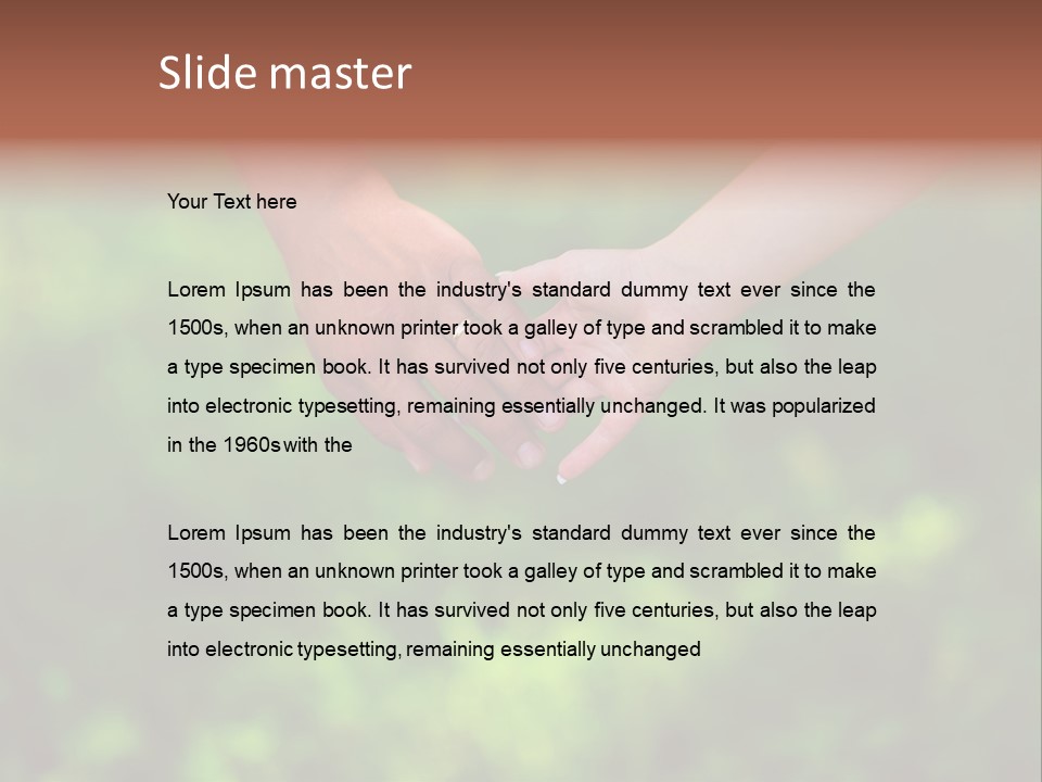 Couple Lifestyles Woman PowerPoint Template