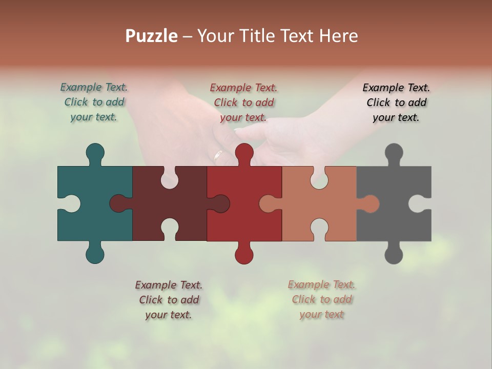 Couple Lifestyles Woman PowerPoint Template