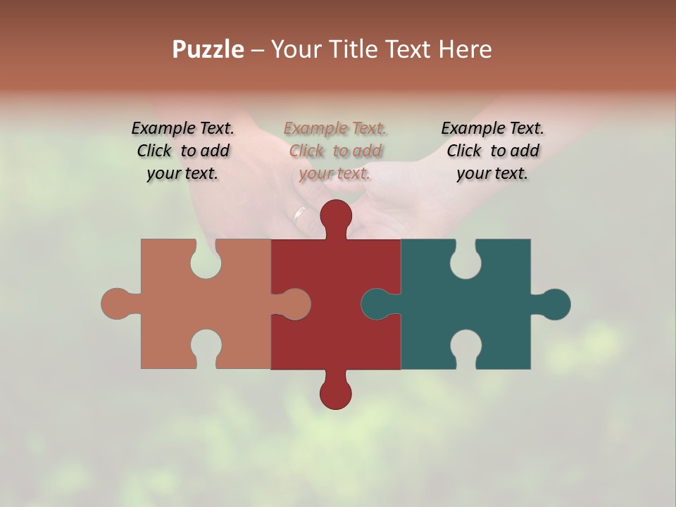 Couple Lifestyles Woman PowerPoint Template