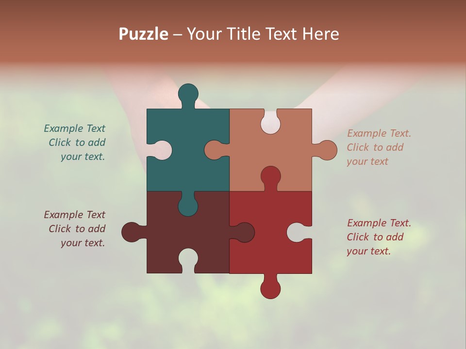 Couple Lifestyles Woman PowerPoint Template