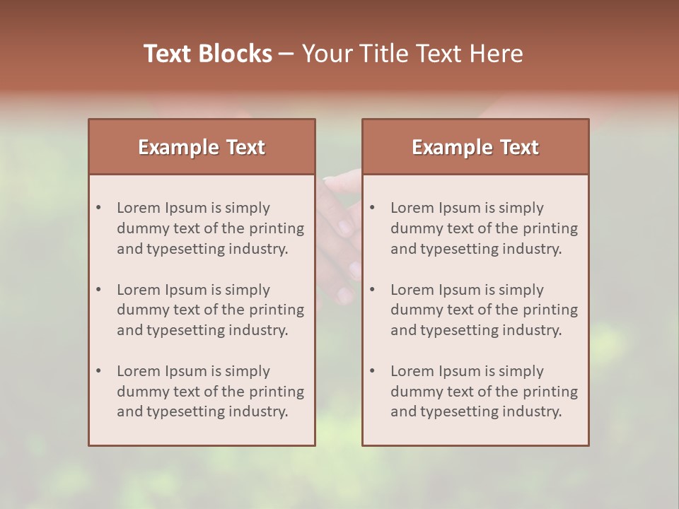 Couple Lifestyles Woman PowerPoint Template