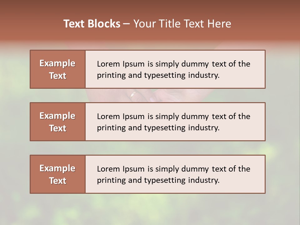 Couple Lifestyles Woman PowerPoint Template