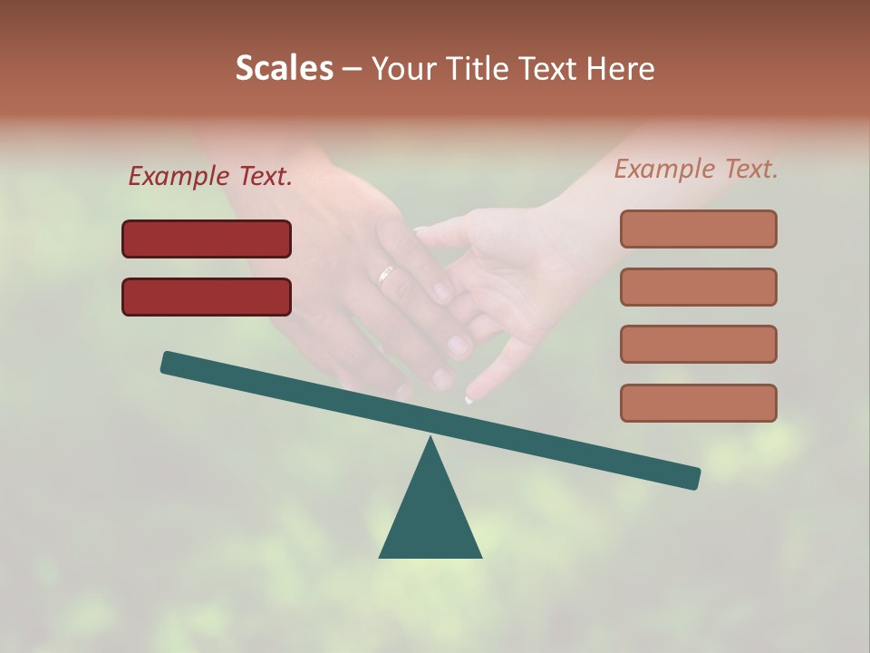 Couple Lifestyles Woman PowerPoint Template