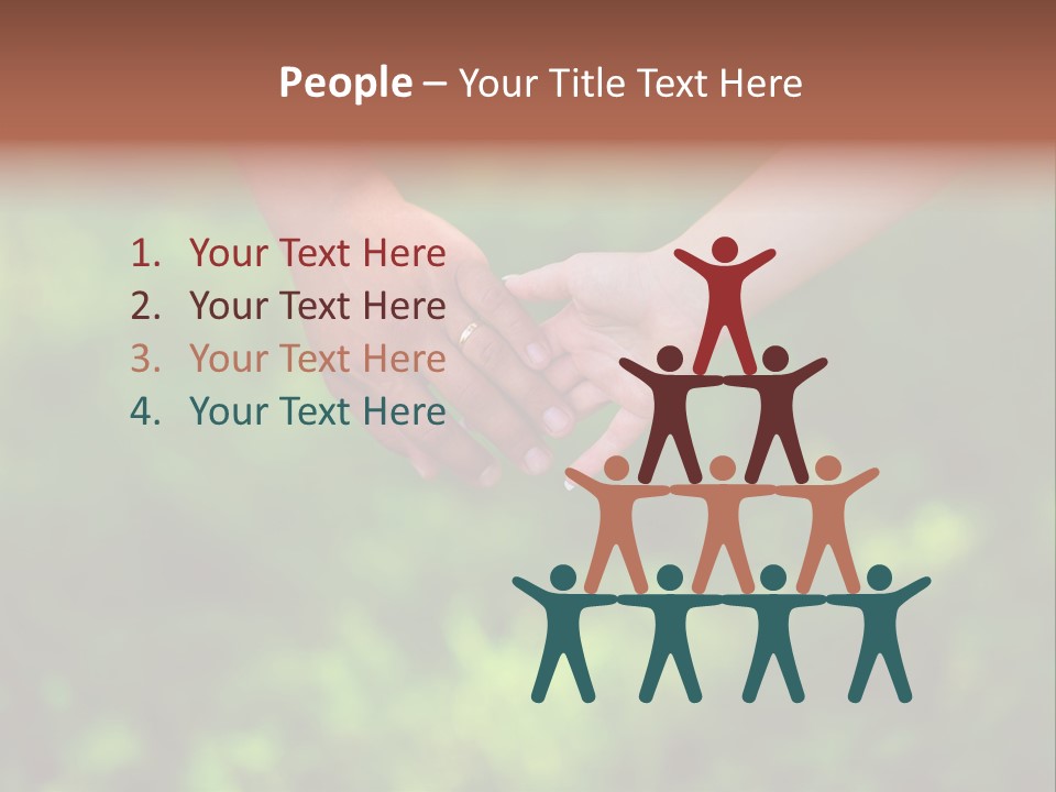 Couple Lifestyles Woman PowerPoint Template