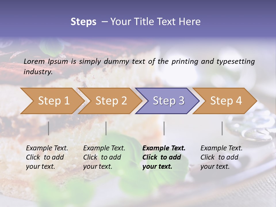 Homemade Italian Food Italy PowerPoint Template