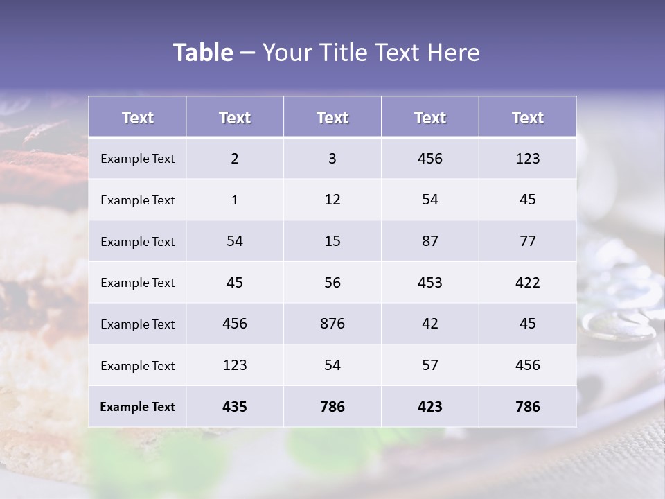 Homemade Italian Food Italy PowerPoint Template