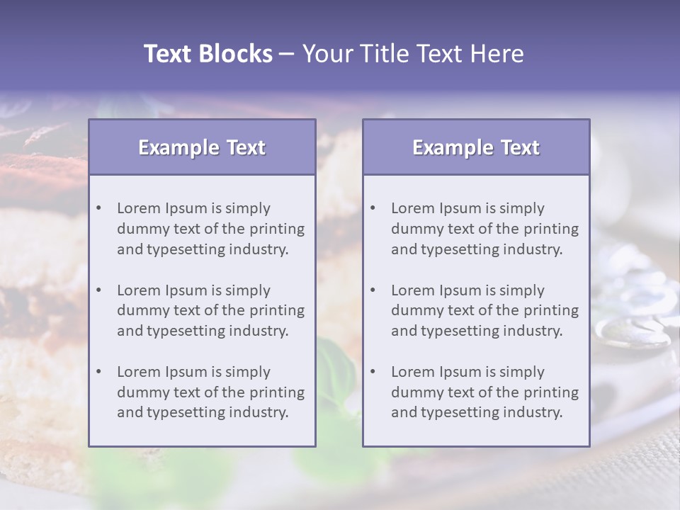 Homemade Italian Food Italy PowerPoint Template
