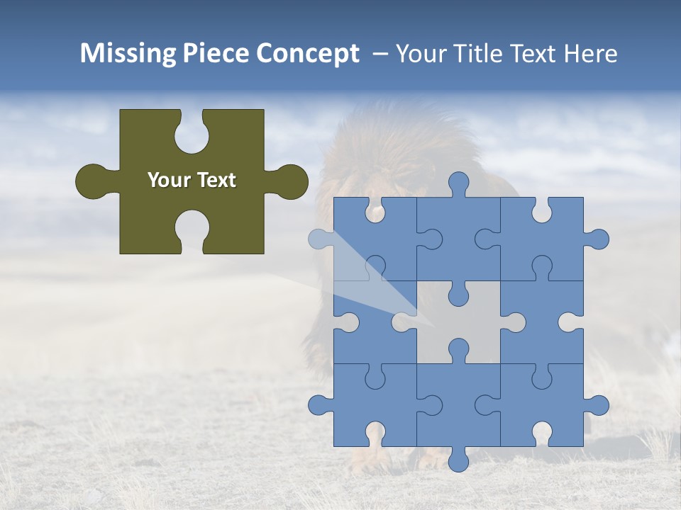 Lion Romans Christians PowerPoint Template