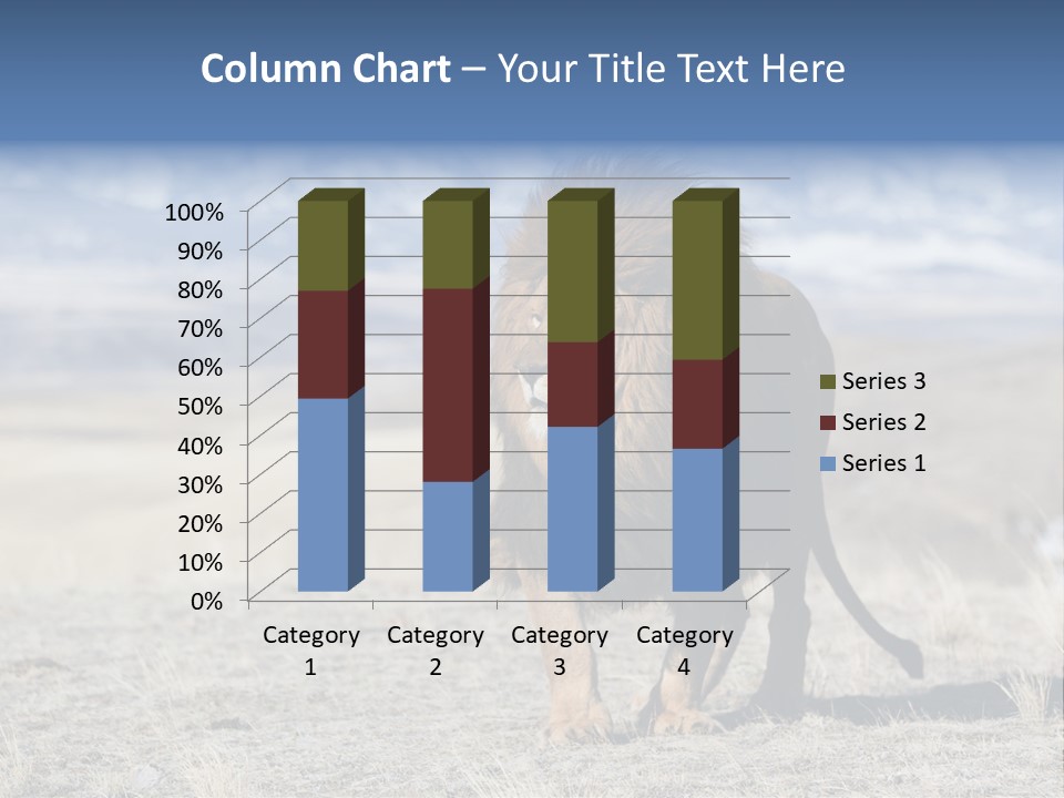 Lion Romans Christians PowerPoint Template
