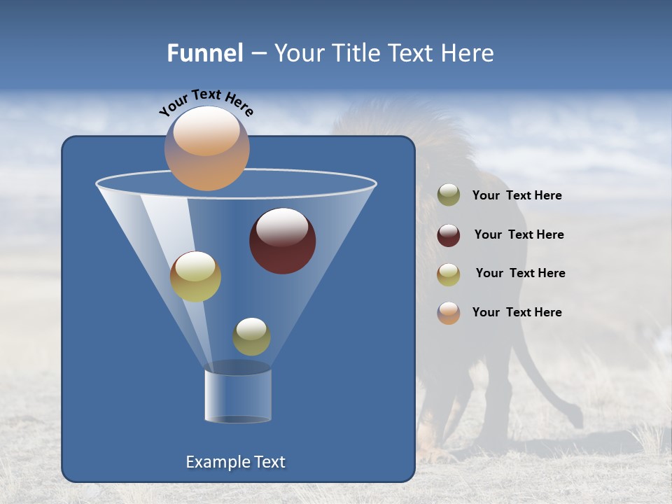 Lion Romans Christians PowerPoint Template