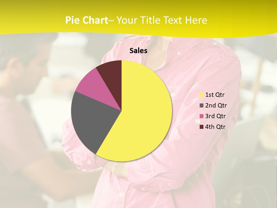 Person Standing Staff PowerPoint Template