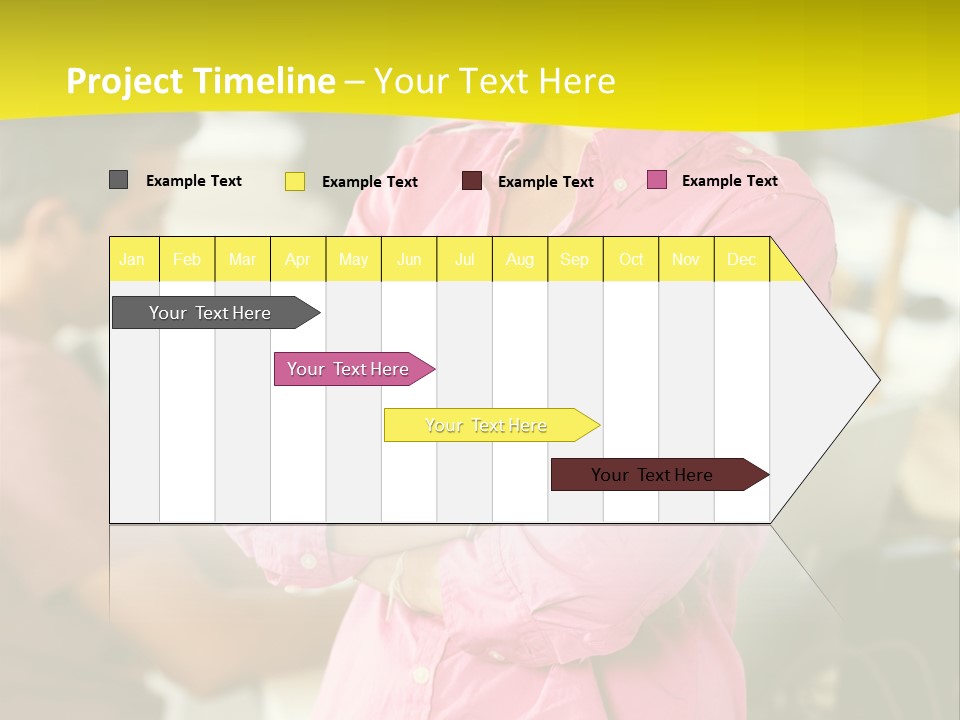 Person Standing Staff PowerPoint Template