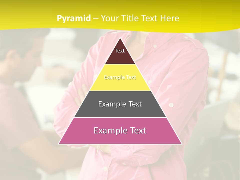 Person Standing Staff PowerPoint Template