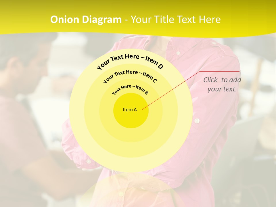 Person Standing Staff PowerPoint Template