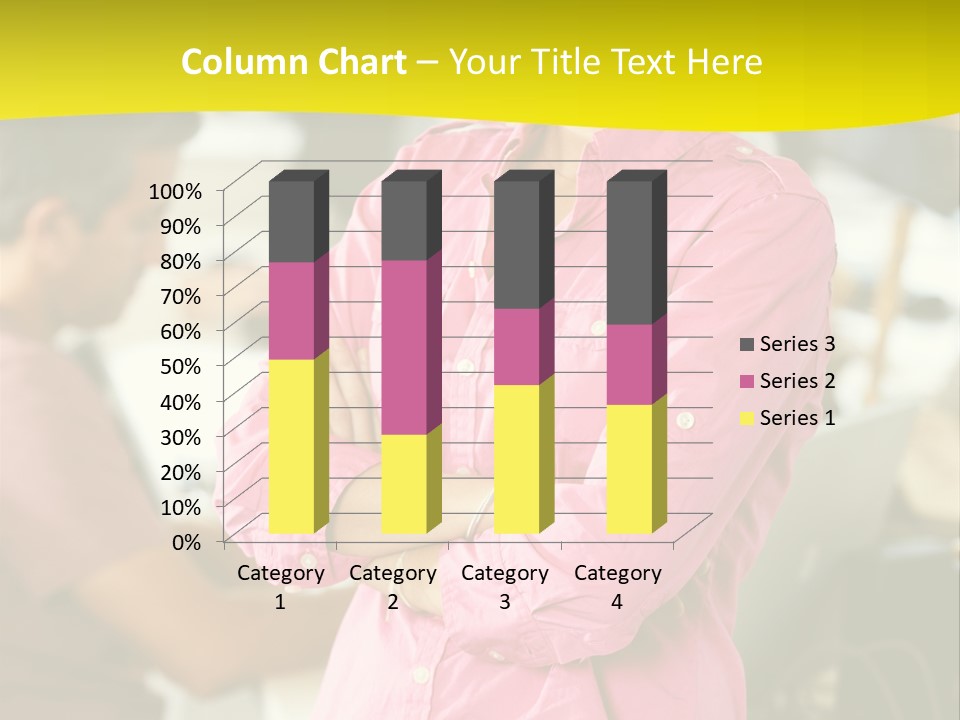 Person Standing Staff PowerPoint Template
