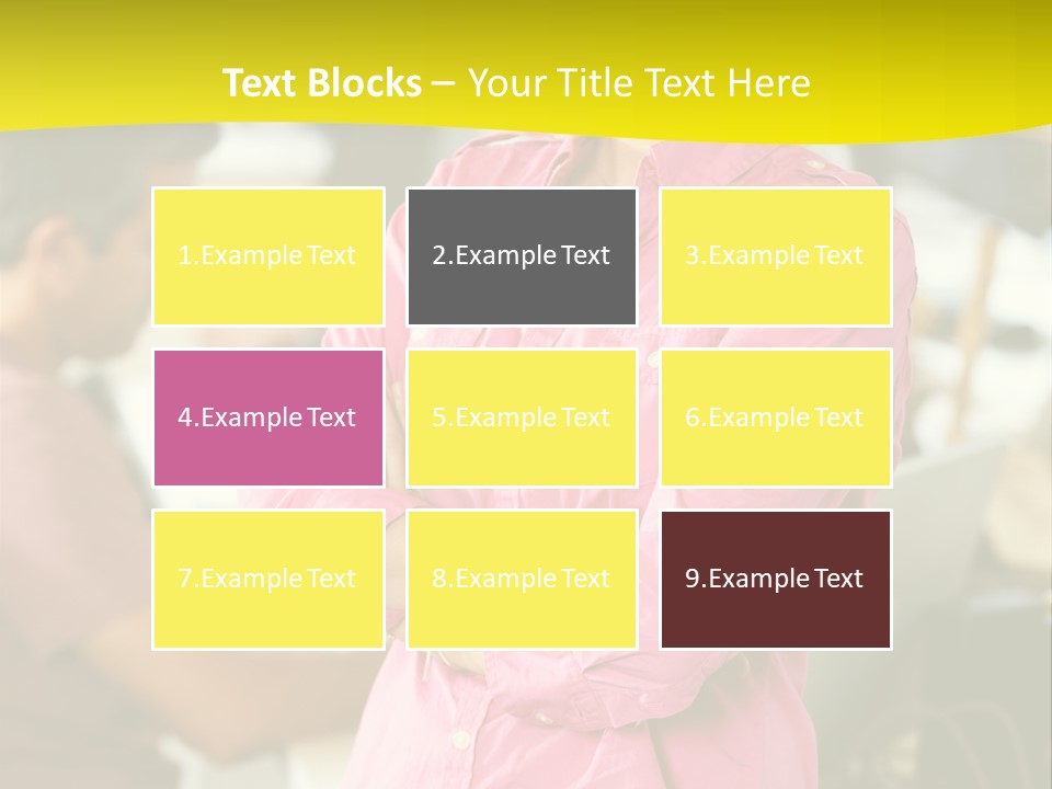 Person Standing Staff PowerPoint Template