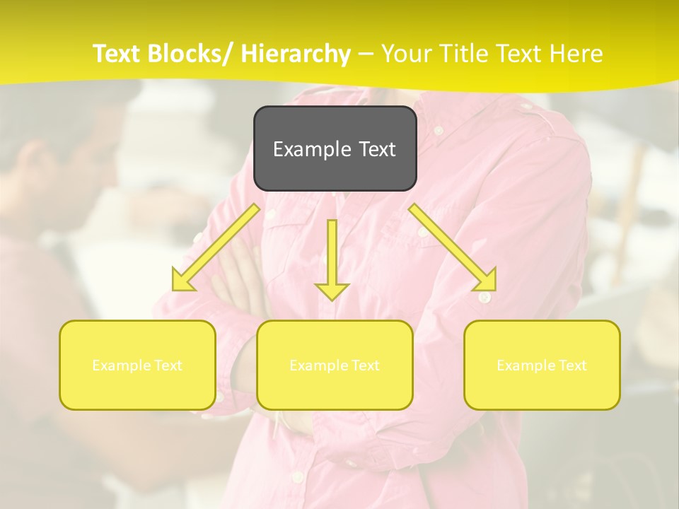 Person Standing Staff PowerPoint Template