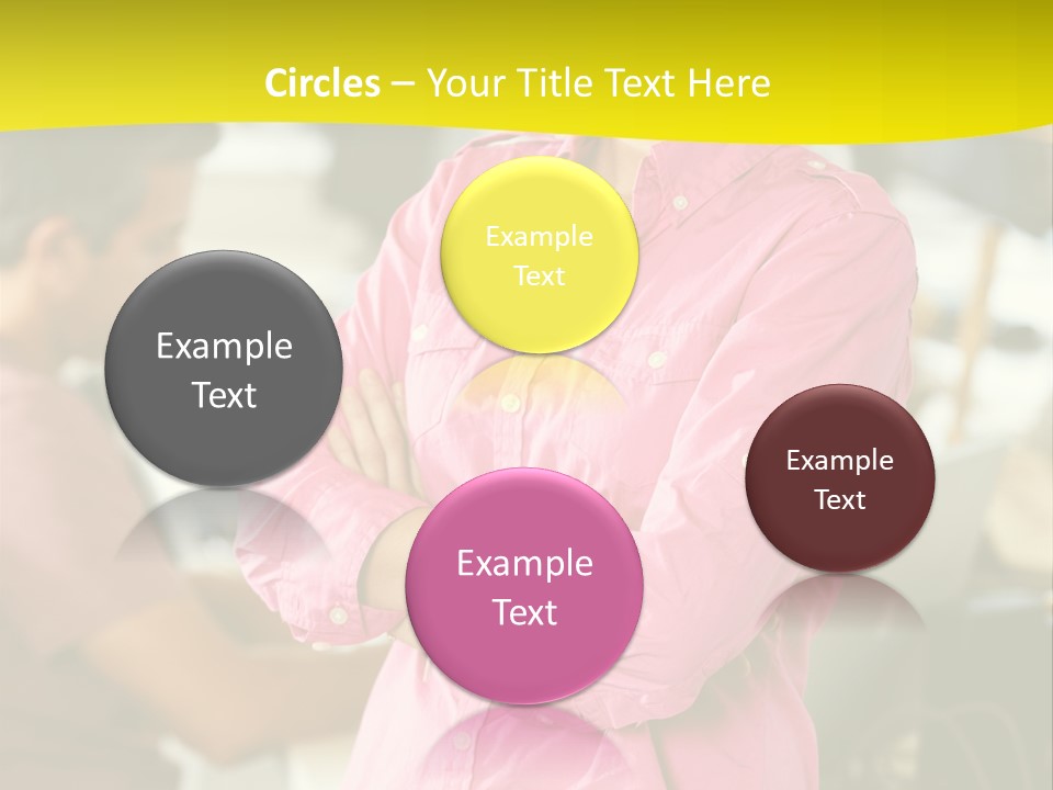 Person Standing Staff PowerPoint Template