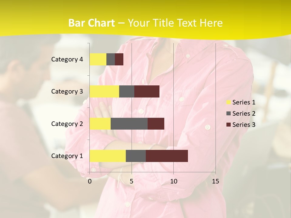 Person Standing Staff PowerPoint Template