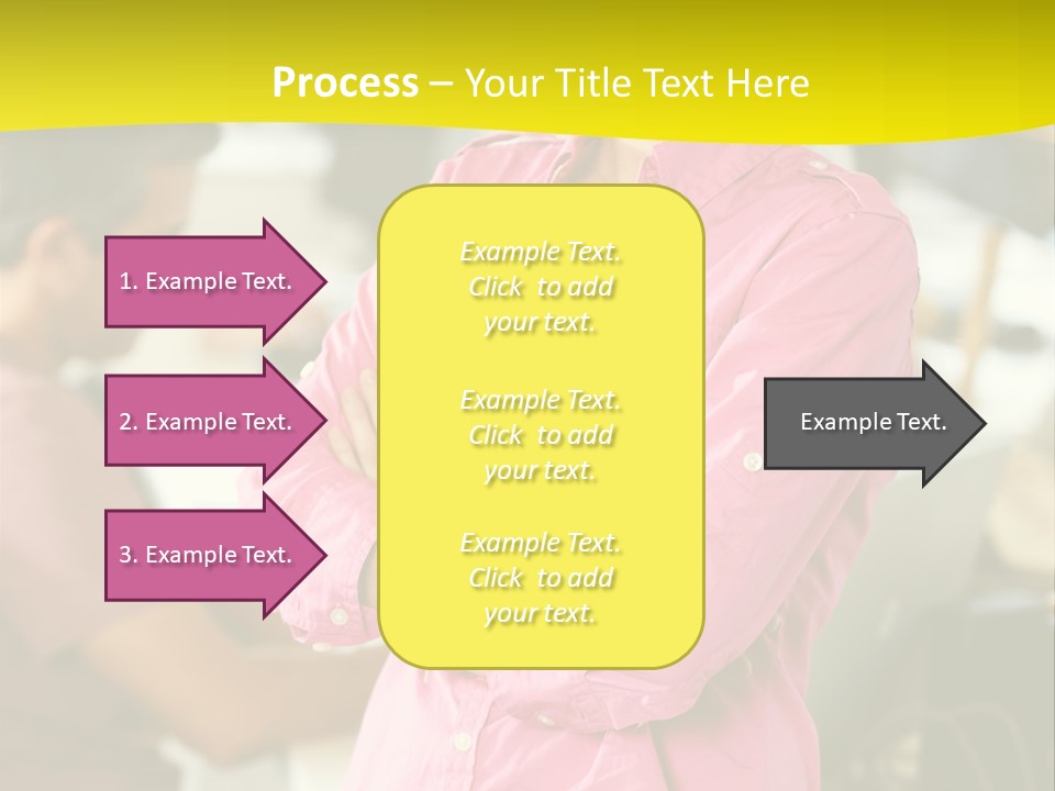 Person Standing Staff PowerPoint Template