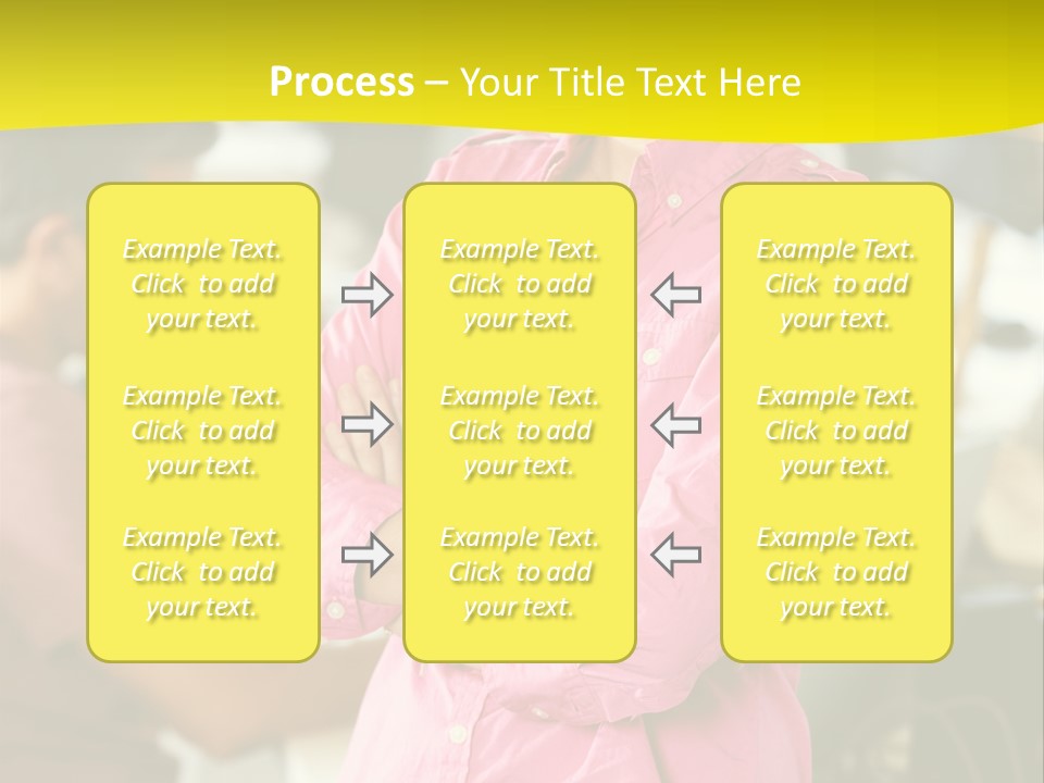 Person Standing Staff PowerPoint Template