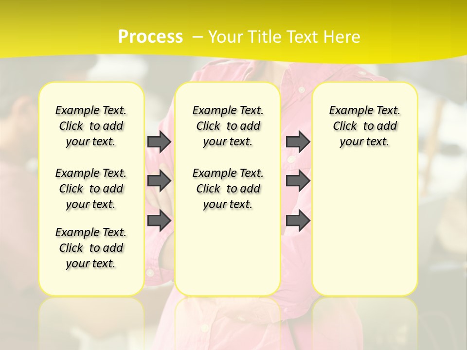 Person Standing Staff PowerPoint Template