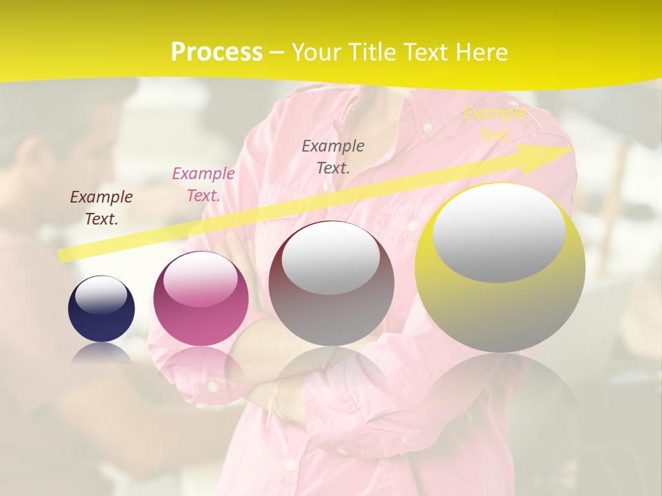 Person Standing Staff PowerPoint Template