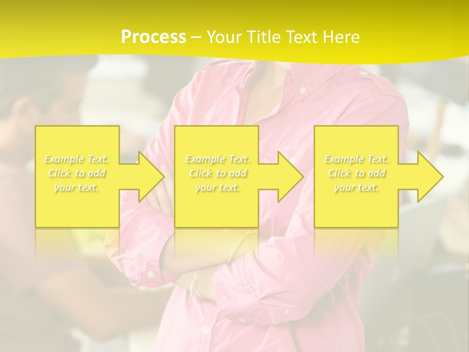 Person Standing Staff PowerPoint Template