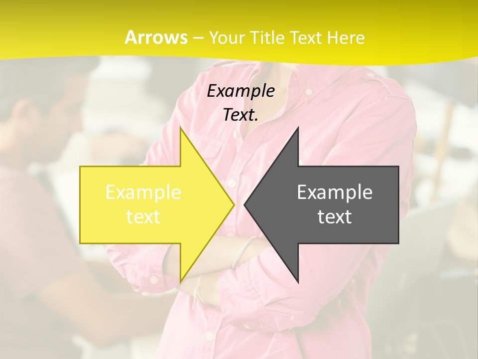 Person Standing Staff PowerPoint Template