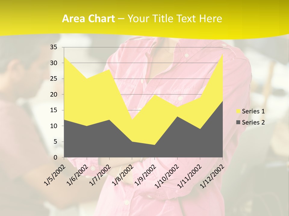 Person Standing Staff PowerPoint Template