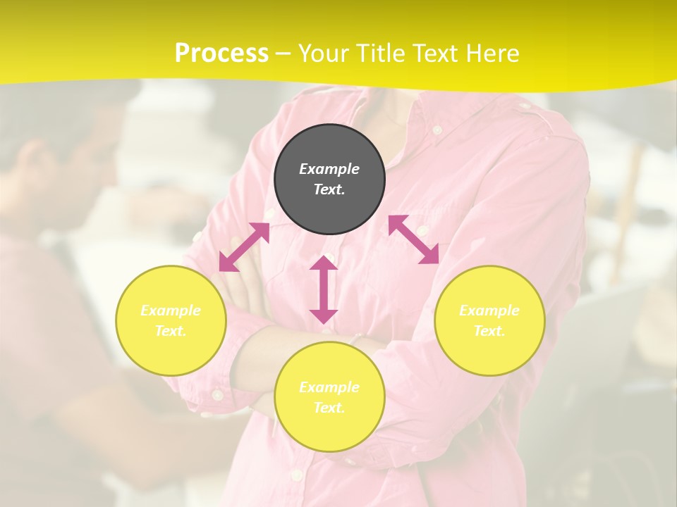 Person Standing Staff PowerPoint Template
