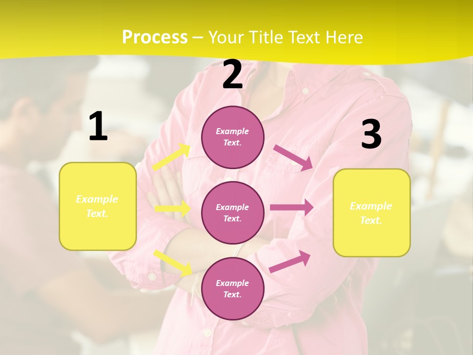 Person Standing Staff PowerPoint Template