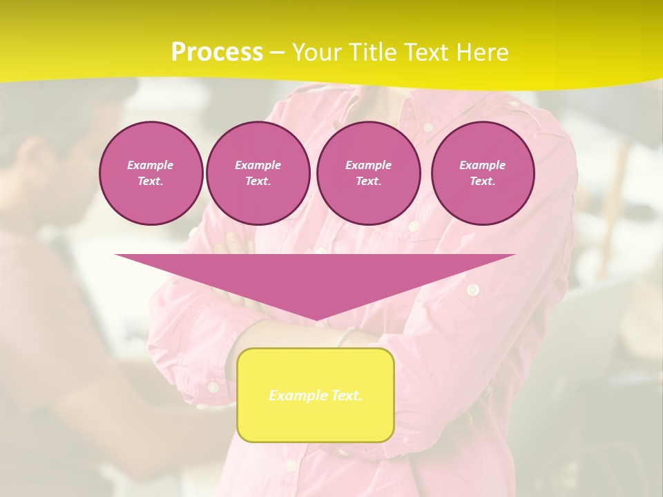 Person Standing Staff PowerPoint Template