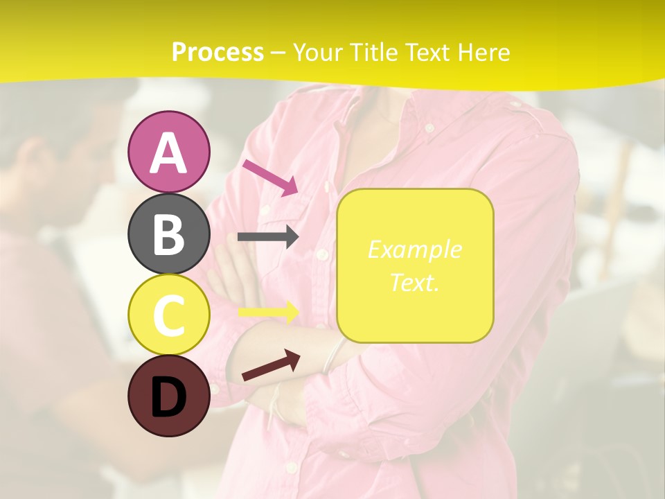 Person Standing Staff PowerPoint Template