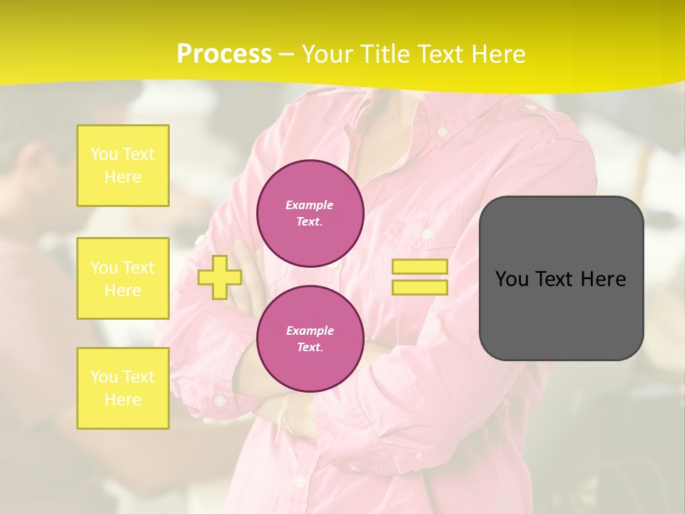 Person Standing Staff PowerPoint Template