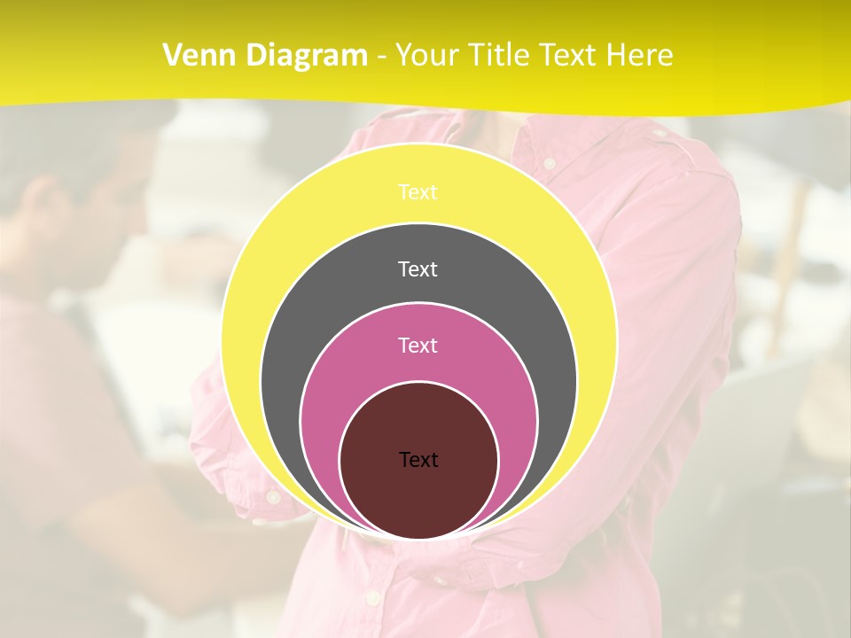 Person Standing Staff PowerPoint Template