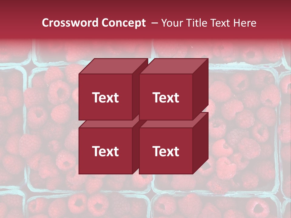 Bunch Fresh Dessert PowerPoint Template