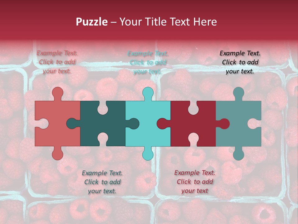 Bunch Fresh Dessert PowerPoint Template