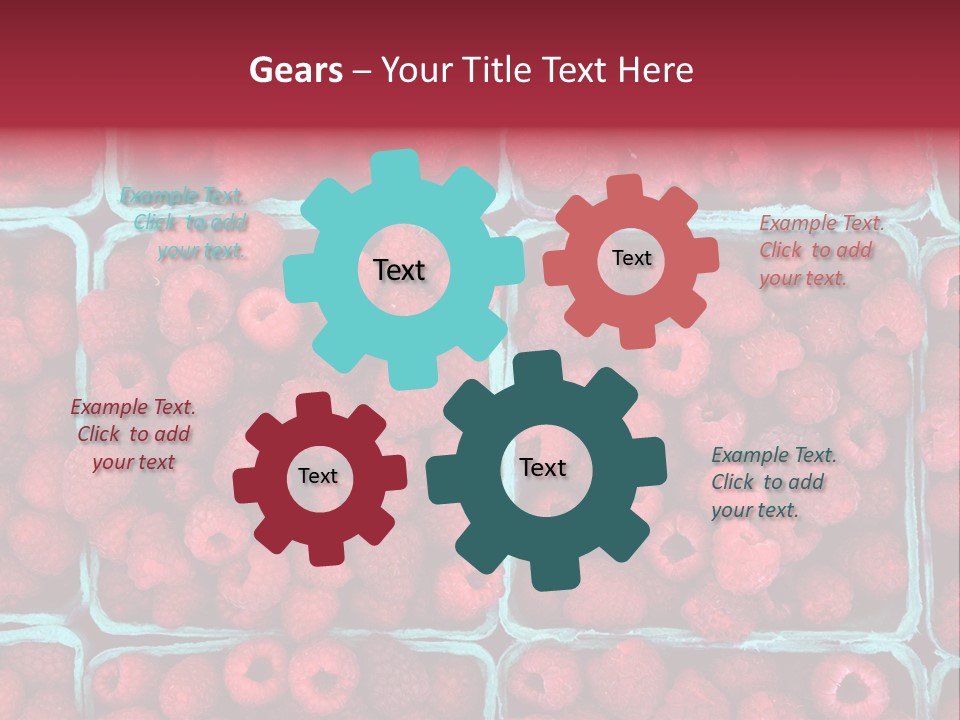 Bunch Fresh Dessert PowerPoint Template