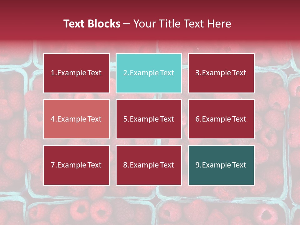 Bunch Fresh Dessert PowerPoint Template