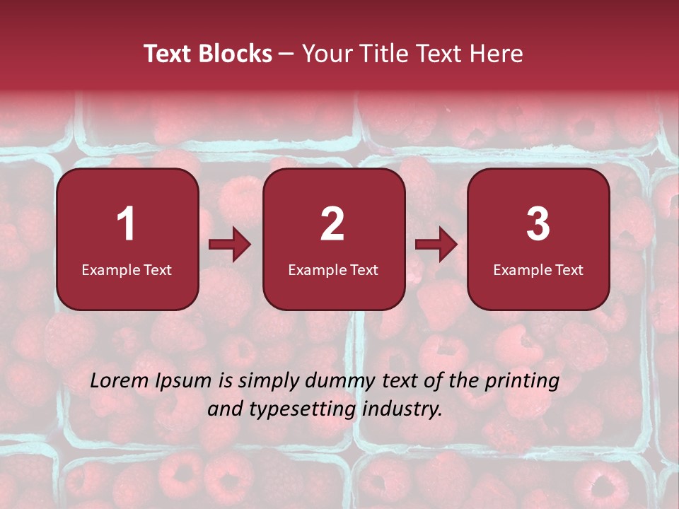 Bunch Fresh Dessert PowerPoint Template