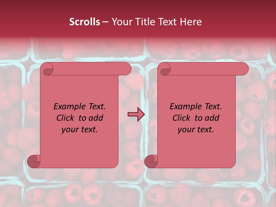 Bunch Fresh Dessert PowerPoint Template